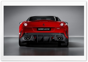 2010 Ferrari 599 GTO Rear View Ultra HD Wallpaper for 4K UHD Widescreen desktop, tablet & smartphone