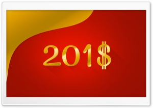 2018 New Year Dollars Ultra HD Wallpaper for 4K UHD Widescreen desktop, tablet & smartphone
