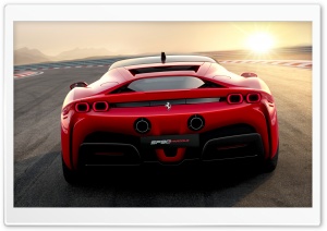 2019 Ferrari SF90 Stradale Hybrid Sports Car Ultra HD Wallpaper for 4K UHD Widescreen desktop, tablet & smartphone