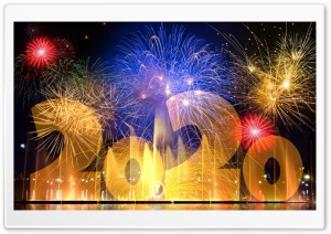 2020 New Years Eve Ultra HD Wallpaper for 4K UHD Widescreen desktop, tablet & smartphone