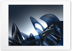 3D Blue Abstract Art Ultra HD Wallpaper for 4K UHD Widescreen desktop, tablet & smartphone
