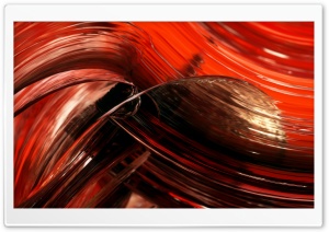 3D Red Glass Macro Ultra HD Wallpaper for 4K UHD Widescreen desktop, tablet & smartphone