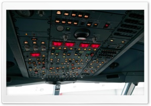 A340 Cockpit Ultra HD Wallpaper for 4K UHD Widescreen desktop, tablet & smartphone