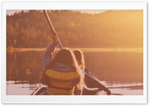 A Canoeing Trip Ultra HD Wallpaper for 4K UHD Widescreen desktop, tablet & smartphone