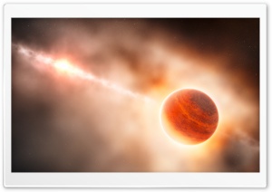 A Gas Giant Planet Ultra HD Wallpaper for 4K UHD Widescreen desktop, tablet & smartphone