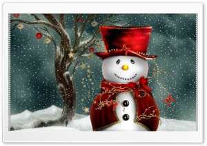 A good snowman Ultra HD Wallpaper for 4K UHD Widescreen desktop, tablet & smartphone