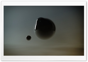 Abstract Black Bubble Ultra HD Wallpaper for 4K UHD Widescreen desktop, tablet & smartphone
