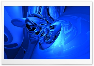 Abstract Blue Ultra HD Wallpaper for 4K UHD Widescreen desktop, tablet & smartphone