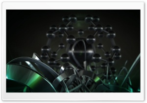 Abstract Steel Atom Ultra HD Wallpaper for 4K UHD Widescreen desktop, tablet & smartphone