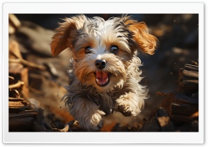 Adorable Happy Dog Ultra HD Wallpaper for 4K UHD Widescreen desktop, tablet & smartphone
