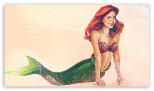 Aerial Little Mermaid UltraHD Wallpaper for Mobile 16:9 - 2160p 1440p 1080p 900p 720p ;