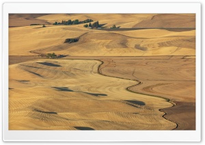 Aerial View, Rolling Hills, Farmland Ultra HD Wallpaper for 4K UHD Widescreen desktop, tablet & smartphone