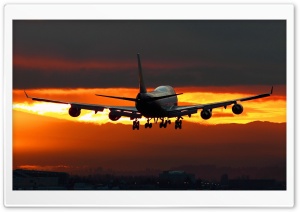 Airplane Flying Ultra HD Wallpaper for 4K UHD Widescreen desktop, tablet & smartphone