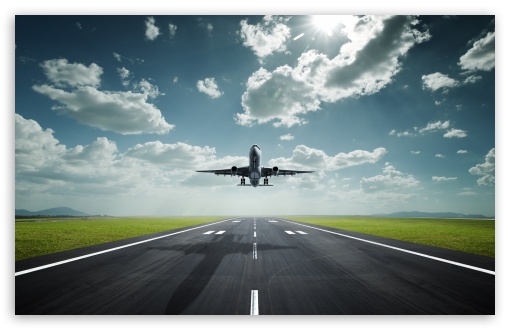 Airplane Take Off Ultra HD Desktop Background Wallpaper for 4K UHD TV :  Widescreen & UltraWide Desktop & Laptop : Tablet : Smartphone