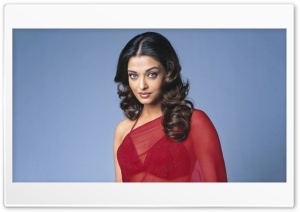 Aishwarya Rai Red Saree Ultra HD Wallpaper for 4K UHD Widescreen desktop, tablet & smartphone