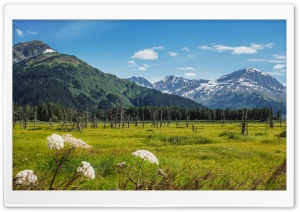 Alaska Mountains Landscape Background Ultra HD Wallpaper for 4K UHD Widescreen desktop, tablet & smartphone