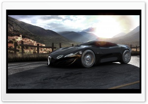 Alfa Romeo RossoRosa Concept By JAFF Ultra HD Wallpaper for 4K UHD Widescreen desktop, tablet & smartphone