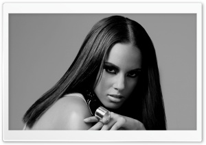 Alicia Keys Black Ana White Ultra HD Wallpaper for 4K UHD Widescreen desktop, tablet & smartphone