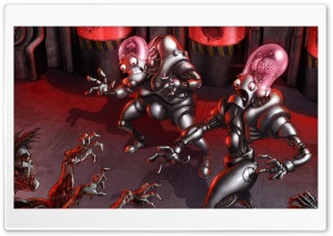 Aliens vs Zombies Ultra HD Wallpaper for 4K UHD Widescreen desktop, tablet & smartphone