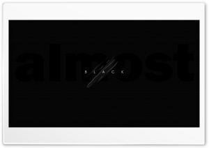 Almost Black Scar Ultra HD Wallpaper for 4K UHD Widescreen desktop, tablet & smartphone
