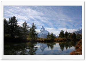 Alpine Lake Mt Matterhorn Ultra HD Wallpaper for 4K UHD Widescreen desktop, tablet & smartphone