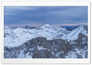 Alps In Winter Ultra HD Wallpaper for 4K UHD Widescreen desktop, tablet & smartphone