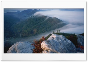 Amazing Mountain Mist Landscape Ultra HD Wallpaper for 4K UHD Widescreen desktop, tablet & smartphone