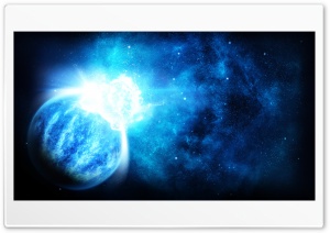 Amazing Space, Blue Ultra HD Wallpaper for 4K UHD Widescreen desktop, tablet & smartphone