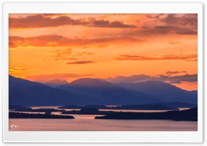 Amazing Sunset Mountains Ultra HD Wallpaper for 4K UHD Widescreen desktop, tablet & smartphone