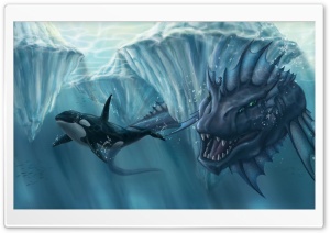 Ancient Giant Fish Ultra HD Wallpaper for 4K UHD Widescreen desktop, tablet & smartphone