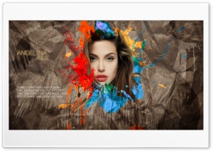 Angelina Jolie Quote Ultra HD Wallpaper for 4K UHD Widescreen desktop, tablet & smartphone