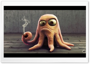 Angry Octopus Ultra HD Wallpaper for 4K UHD Widescreen desktop, tablet & smartphone