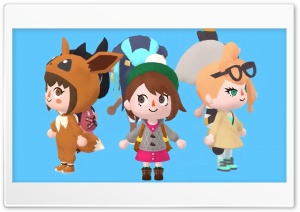 Animal Crossing X Pokemon Ultra HD Wallpaper for 4K UHD Widescreen desktop, tablet & smartphone