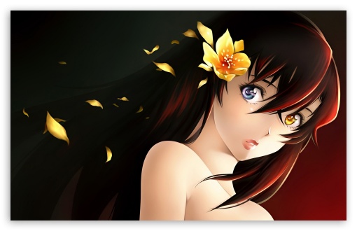 Anime Beautiful Girl Ultra HD Desktop Background Wallpaper for 4K UHD TV :  Tablet : Smartphone