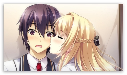 Anime boy and girl Ultra HD Desktop Background Wallpaper for 4K UHD TV