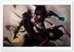 Anime Duel Ultra HD Wallpaper for 4K UHD Widescreen desktop, tablet & smartphone