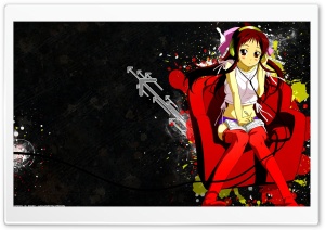 Anime Girl Listening To Music Ultra HD Wallpaper for 4K UHD Widescreen desktop, tablet & smartphone