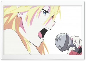 Anime Girl Singing Ultra HD Wallpaper for 4K UHD Widescreen desktop, tablet & smartphone