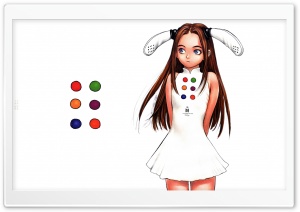 Anime Girl With Bunny Ears Ultra HD Wallpaper for 4K UHD Widescreen desktop, tablet & smartphone