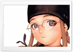 Anime Girl With Glasses Ultra HD Wallpaper for 4K UHD Widescreen desktop, tablet & smartphone