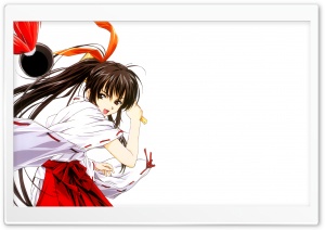 Anime Girl With Long Brown Hair Ultra HD Wallpaper for 4K UHD Widescreen desktop, tablet & smartphone