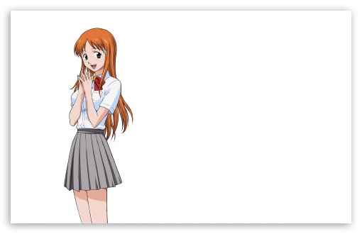Girl with hair anime orange animezoomtransparentgif9: Bleach