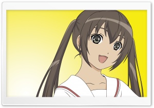 Anime Happy Girl Ultra HD Wallpaper for 4K UHD Widescreen desktop, tablet & smartphone