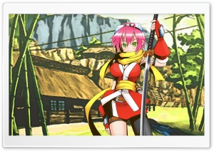 Anime Samurai Girl Ultra HD Wallpaper for 4K UHD Widescreen desktop, tablet & smartphone
