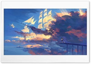 Anime scenery Ultra HD Wallpaper for 4K UHD Widescreen desktop, tablet & smartphone