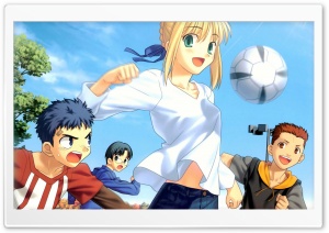 Anime Soccer Girl Ultra HD Wallpaper for 4K UHD Widescreen desktop, tablet & smartphone