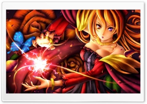 Anime Witch Ultra HD Wallpaper for 4K UHD Widescreen desktop, tablet & smartphone