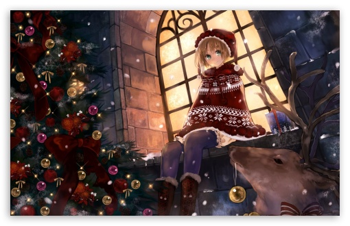 anime xmas Ultra HD Desktop Background Wallpaper for : Widescreen &  UltraWide Desktop & Laptop