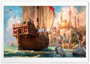 Anno 1404 Game Artwork Ultra HD Wallpaper for 4K UHD Widescreen desktop, tablet & smartphone