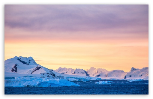 Antarctica Sunset Ultra HD Desktop Background Wallpaper for 4K UHD TV :  Widescreen & UltraWide Desktop & Laptop : Tablet : Smartphone